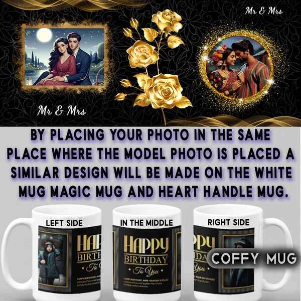 Coffy Mug For LOVERS D.N 01 - HEART HANDLE MUG