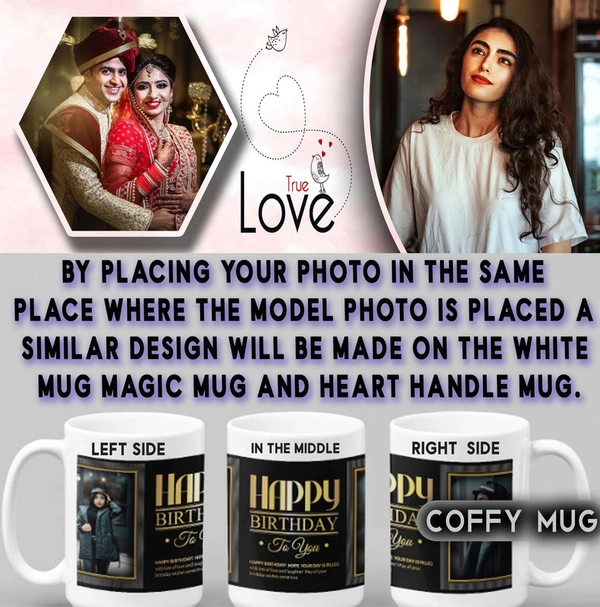 Coffy Mug For LOVERS D.N 20 - HEART HANDLE MUG