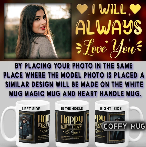 Coffy Mug For LOVERS D.N 31 - HEART HANDLE MUG