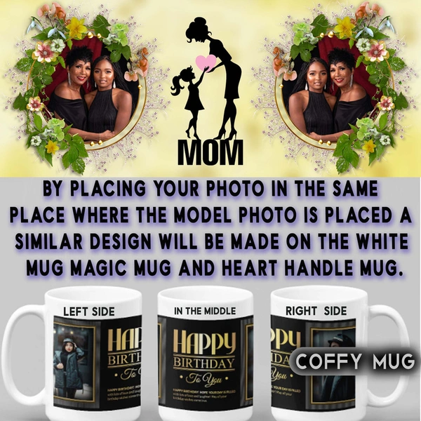 Coffy Mug For MOM D.N 02 - BLACK MUG