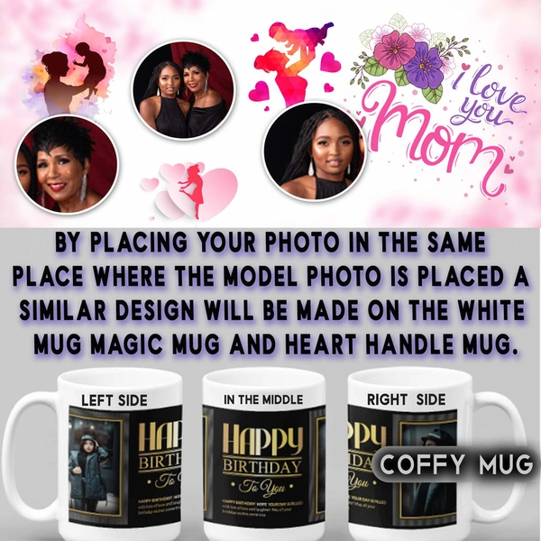 Coffy Mug For MOM D.N 03 - BLACK MUG