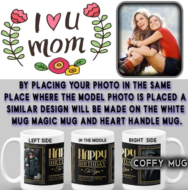 Coffy Mug For MOM D.N 08 - BLACK MUG