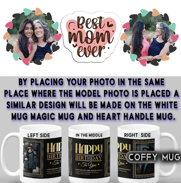Coffy Mug For MOM D.N 10 - BLACK MUG