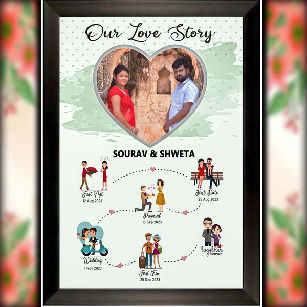 Couple photo frame D.N 09 - 9*13 inch