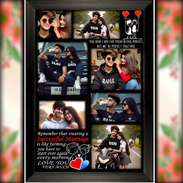 Couple photo frame D.N 19 - 9*13 inch