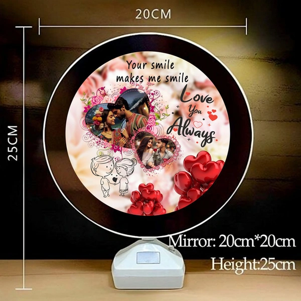 Couple round shape magic mirror D.N 01