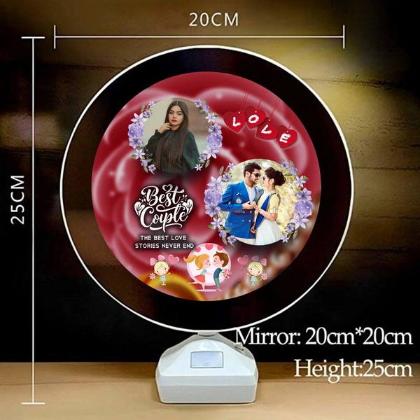 Couple round shape magic mirror D.N 02