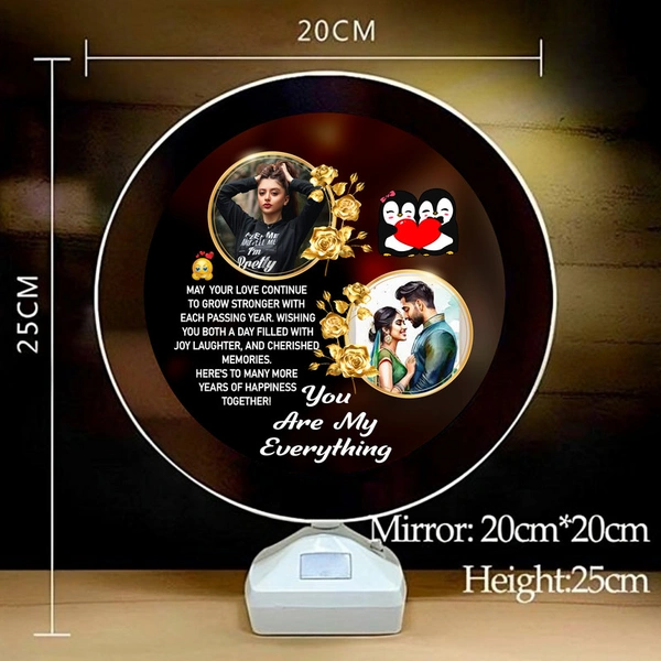 Couple round shape magic mirror D.N 03