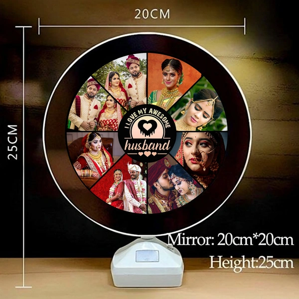Husband round shape magic mirror D.N 01