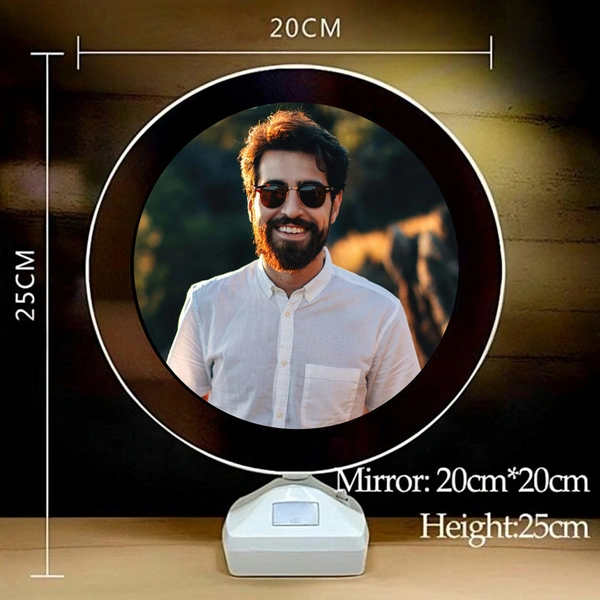 Husband round shape magic mirror D.N 02