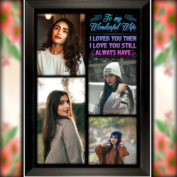 WIFE PHOTO FRAME D.N 04 - 9*13 inch