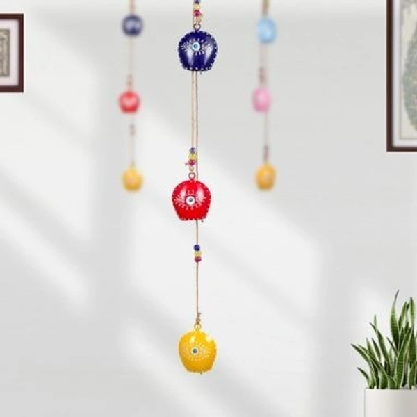 Evil Eye Wall Hanging – Handmade Good Luck Charm for Home & Garden