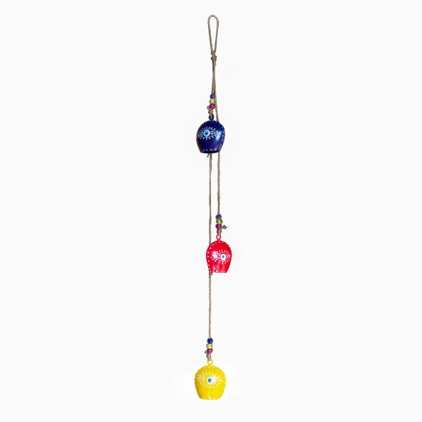 Evil Eye Wall Hanging – Handmade Good Luck Charm for Home & Garden
