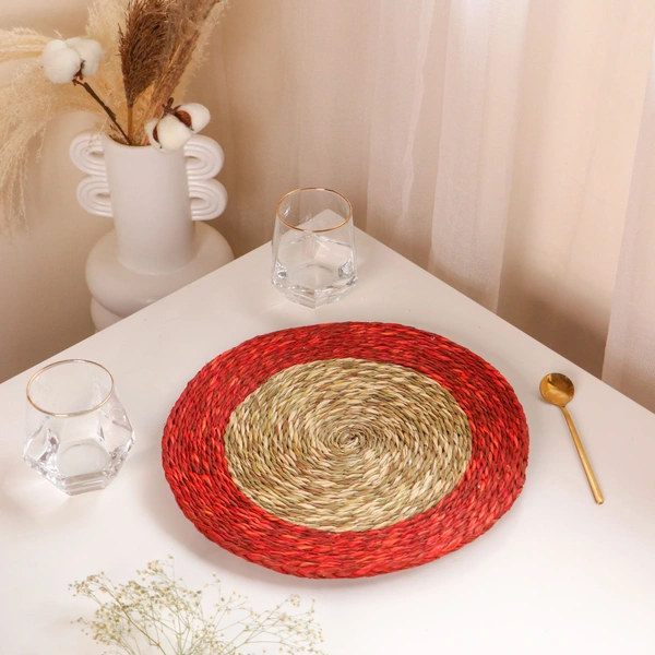 Artisan Sabai Grass Table Trivet Set - Sustainable Dining Solutions