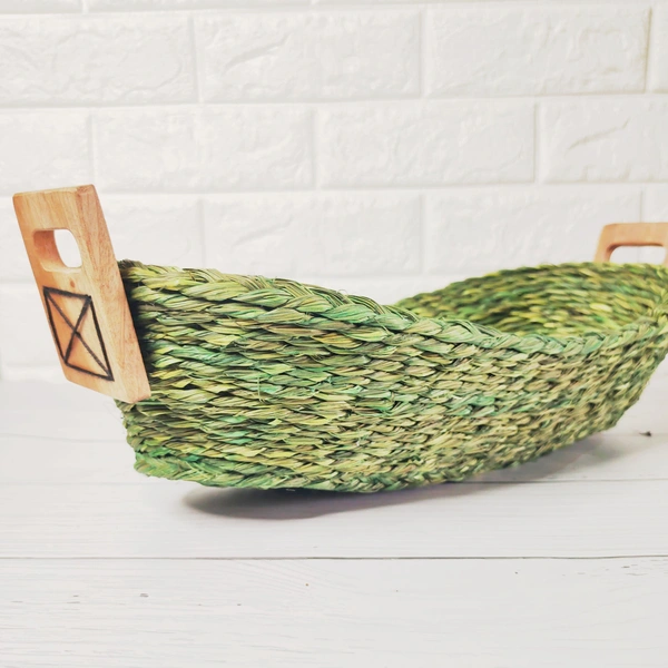 Handmade Sabai Grass Bread Basket - Eco-Friendly & Unique - 3 in, 6 in, 14 in