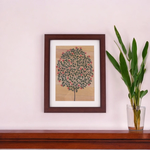 Tree of Life Palm Leaf Frame: A Gift of Nature - 0.5 in, 10 in, 10 in
