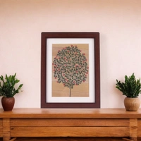 Tree of Life Palm Leaf Frame: A Gift of Nature - 0.5 in, 10 in, 10 in