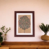 Tree of Life Palm Leaf Frame: A Gift of Nature - 0.5 in, 10 in, 10 in