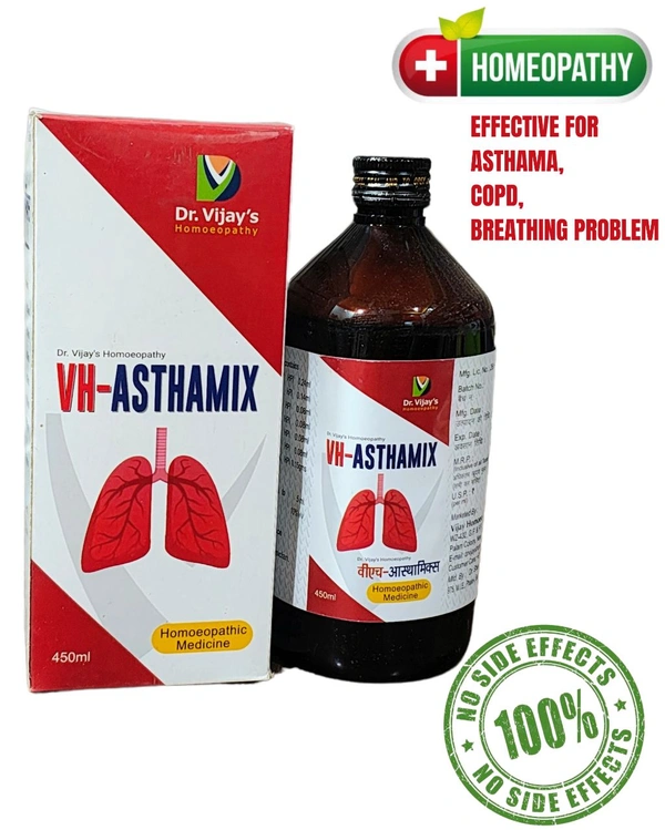 Dr. Vijay's VH-Asthamix Homeopathic Syrup (450ml) - 450ml