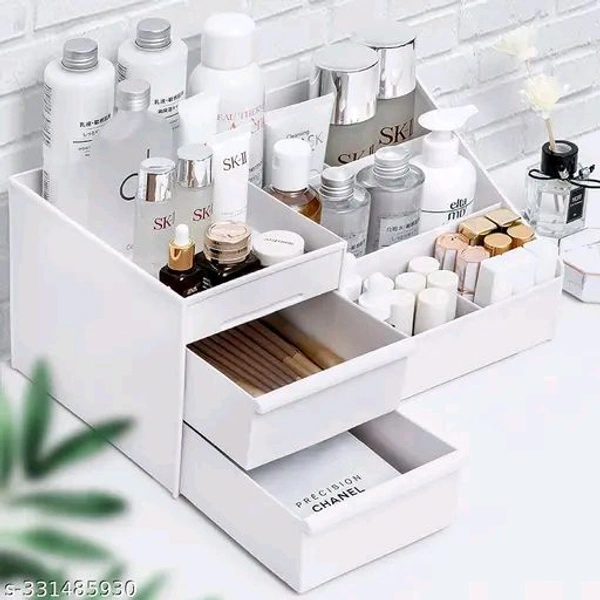 Frekich Large Capacity Cosmetic Storage Makeup Drawer - White