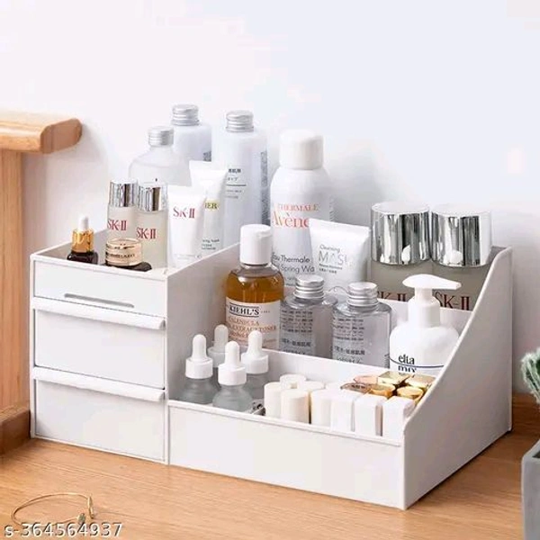 Frekich Large Capacity Cosmetic Storage Makeup Drawer - White