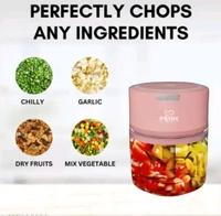 Pride Mini Rechargeable Chopper Machine  - Lavender Rose, Free