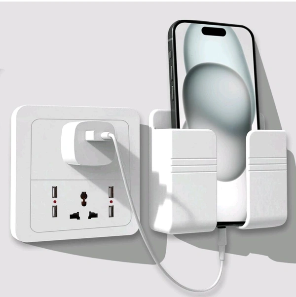 Mobile Holder For Charging  - White