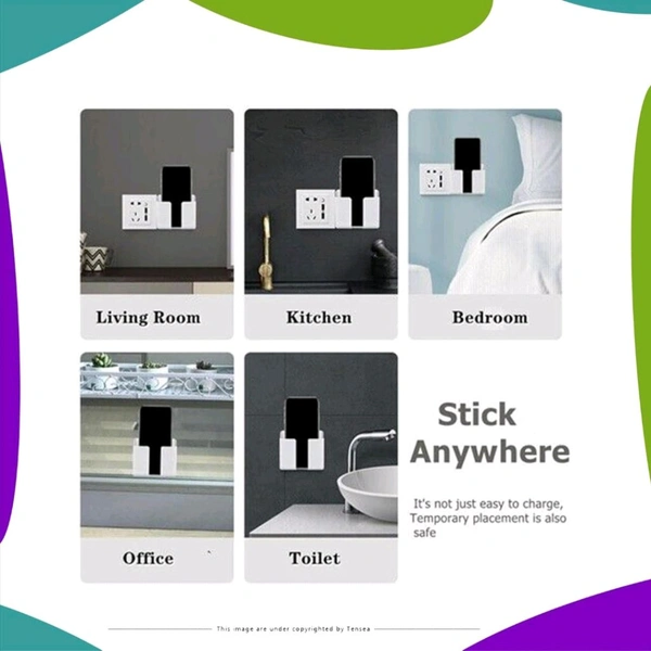 Mobile Holder For Charging  - White