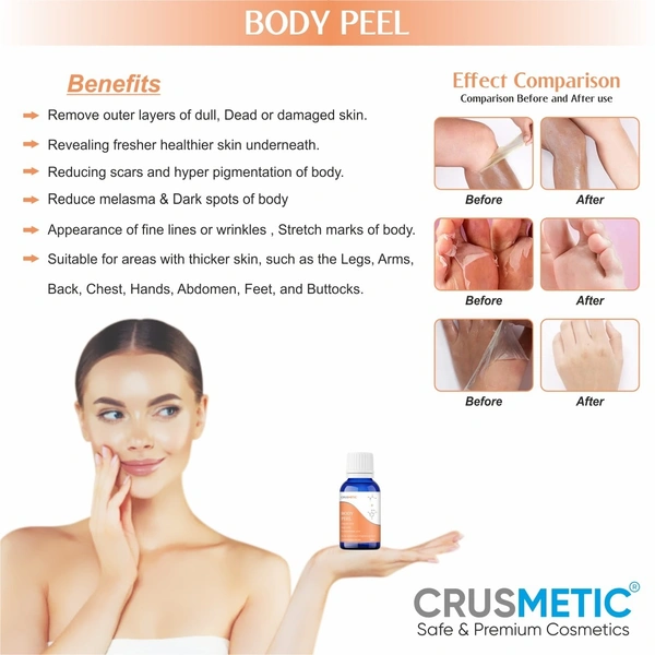 CRUSMETIC BODY PEEL-Exfoliate to Body - 10ML
