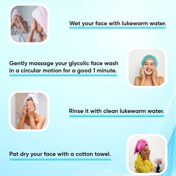 CRUSMETIC Glycolic Face Wash- Improves skin texture