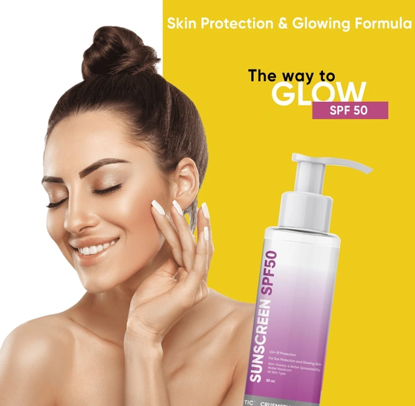 CRUSMETIC  Sunscreen SPF 50- Protection from UV Rays