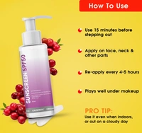CRUSMETIC  Sunscreen SPF 50- Protection from UV Rays