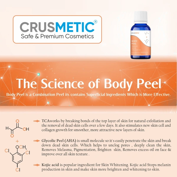 CRUSMETIC BODY PEEL-Exfoliate to Body - 10ML