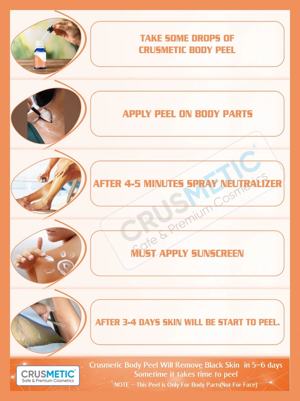 CRUSMETIC BODY PEEL-Exfoliate to Body - 10ML