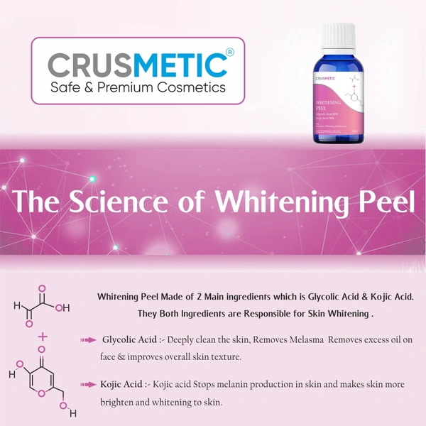 CRUSMETIC Whitening Peel -Glowing Formula