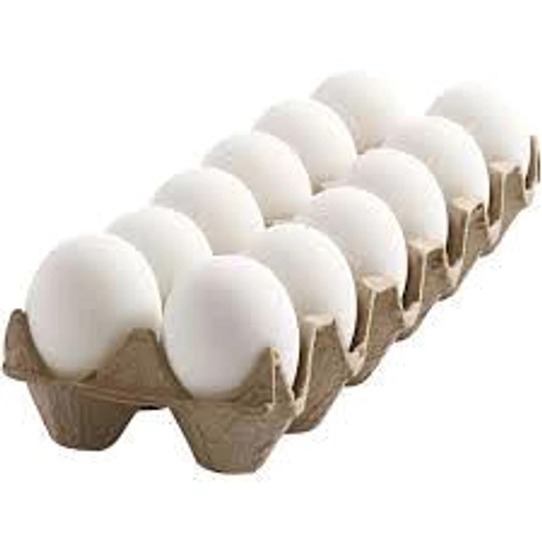 White Eggs 12 pieces - 12 Pics