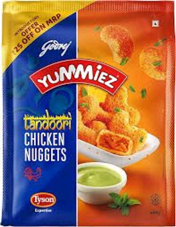 Godrej Chicken Tandoori Nuggets  - 400 gm, Teal