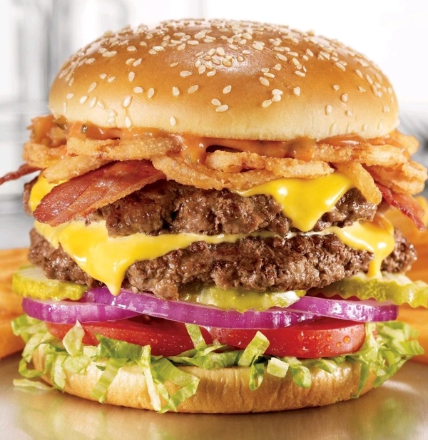 DOUBLE TIKKI BURGER 