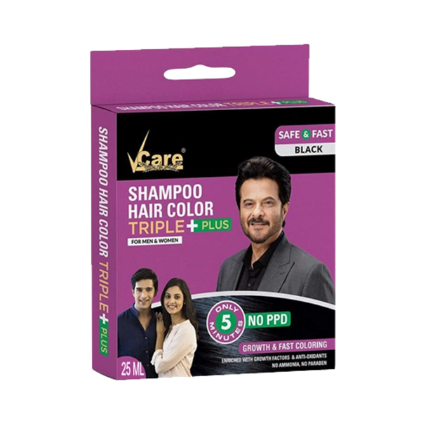 Vcare Hair Dye Shampoo - 15ml