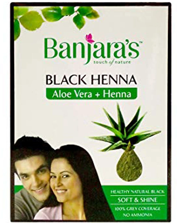 banjaras Black Henna Amla+Henna.  5pieces - 50gm
