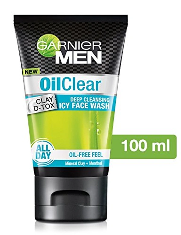Garnier oil clear Deep Cleaning Icy Face Wash - 50gm