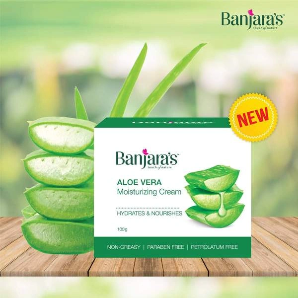 banjaras Aloe vera moisturizing cream - 100gm