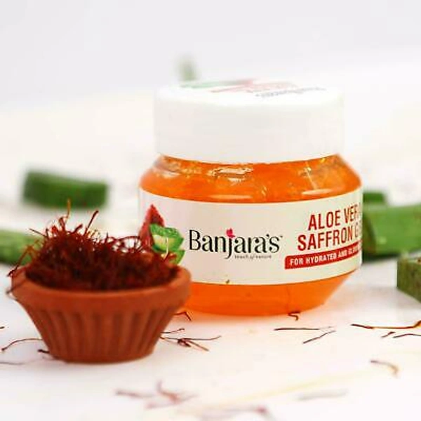 banjaras Aloe vera saffron gel - 100gm