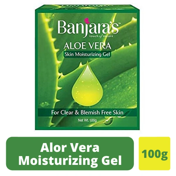 banjaras Aloe vera skin moisturizing gel - 100gm