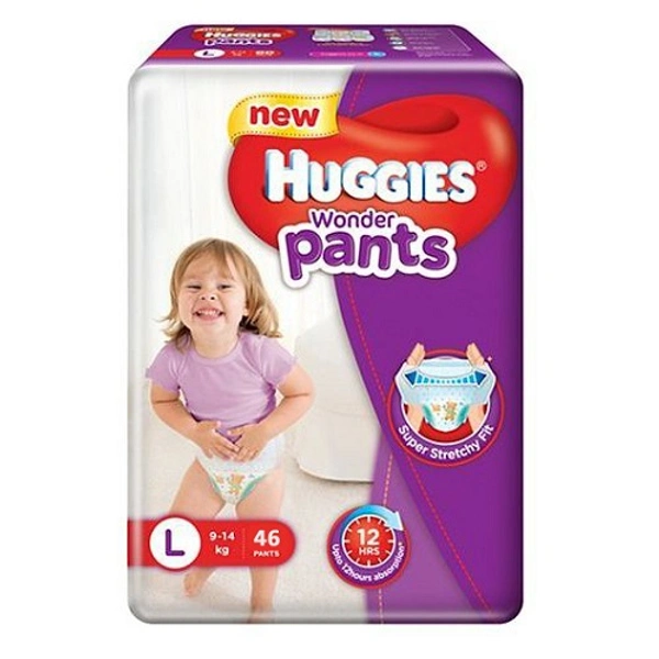 Huggies wonder   L 9-14kg (( 2 Pants))