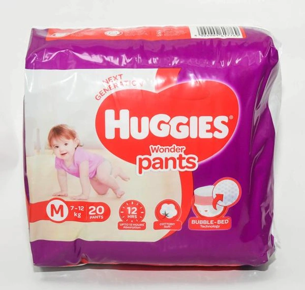 Huggies Wonder.  M 7-12 Kg.  (( 2 Pants))