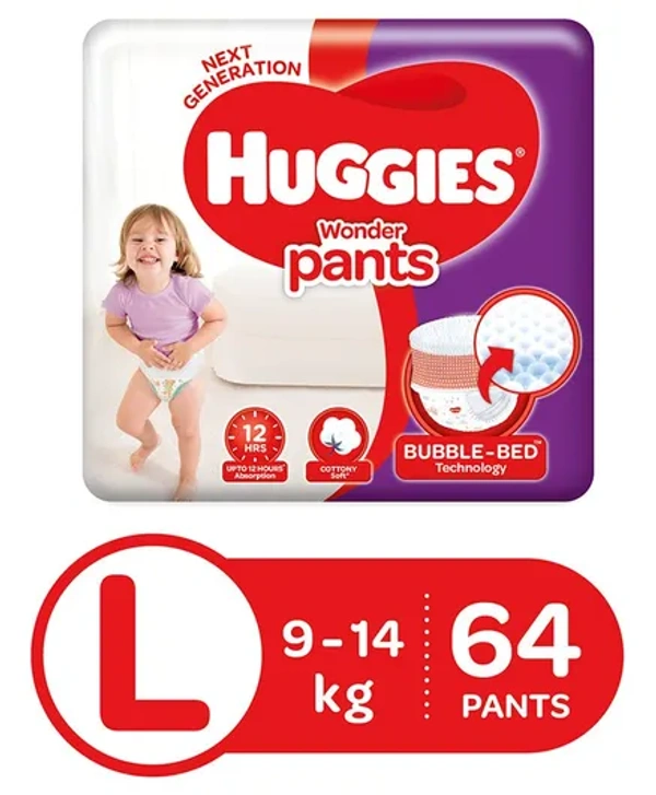 Huggies Wonder.  L 9-14 Kg.  (( 5 Pants))
