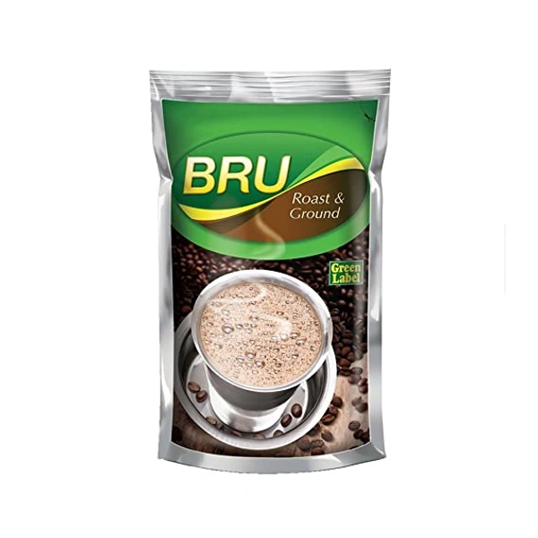 BRU Green Label. ((4. Pieces)) - 200gm