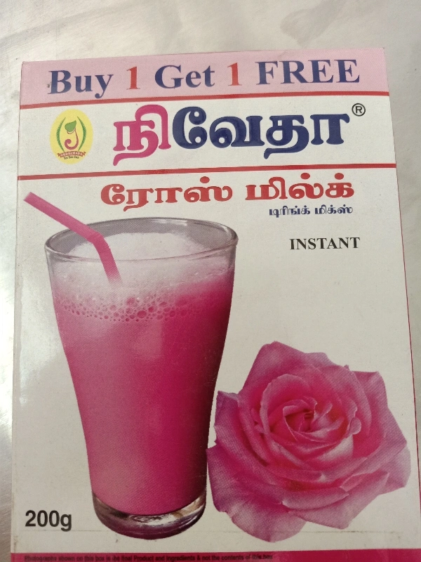 Nivedha Rose Milk (( Buy 1 Get 1 Free)) - 400gm