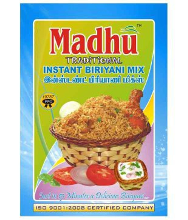 madhu instant biriyani mix - 100gm